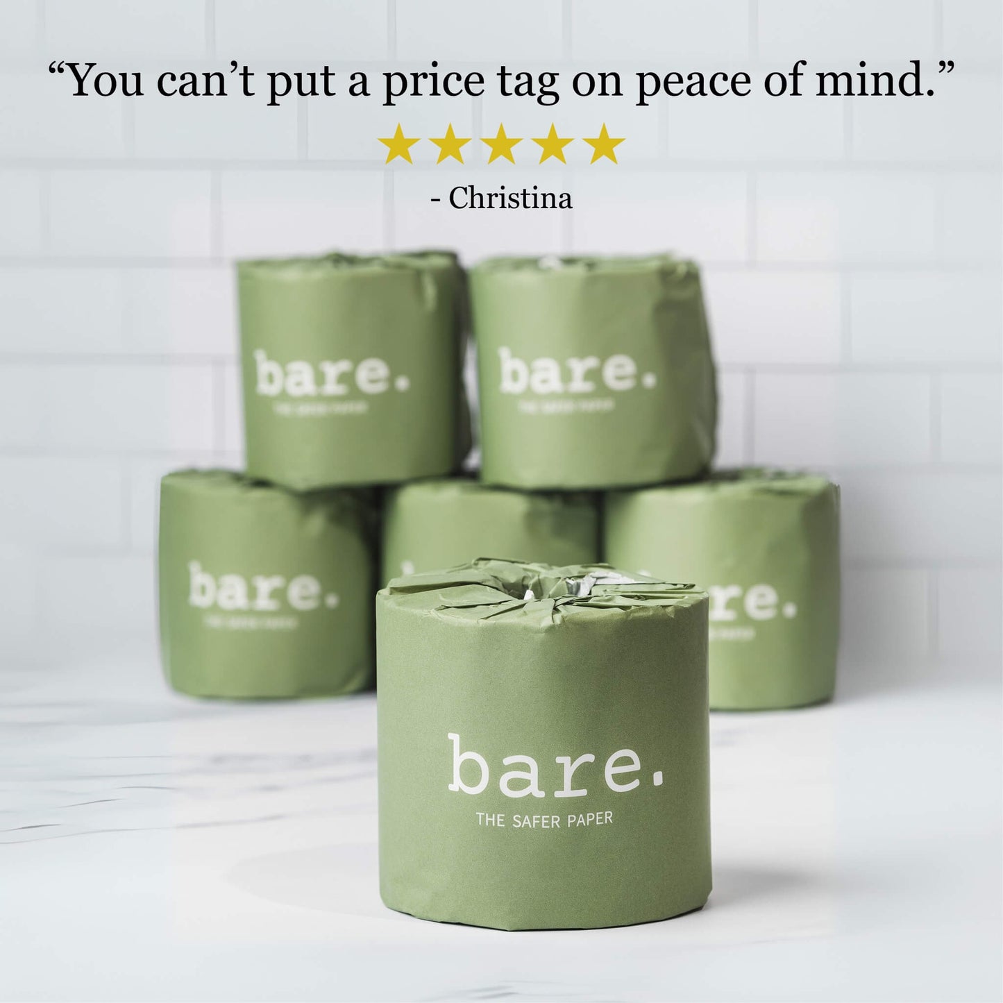 Bare Bamboo Toilet Paper | 24 Rolls